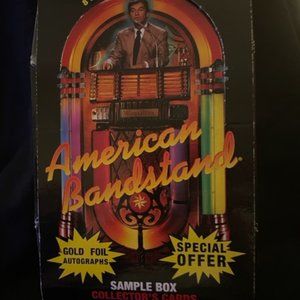 1993 American Bandstand Sample Box Collector's Cards-Unopened Packs Collect Tin